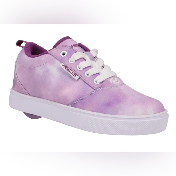 Heelys Other - HEELYS Girl's Pro 20 Prints SZ 13C Purple Tie Dye Sporty Skate Sneakers GUC